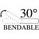 Bendable 30°